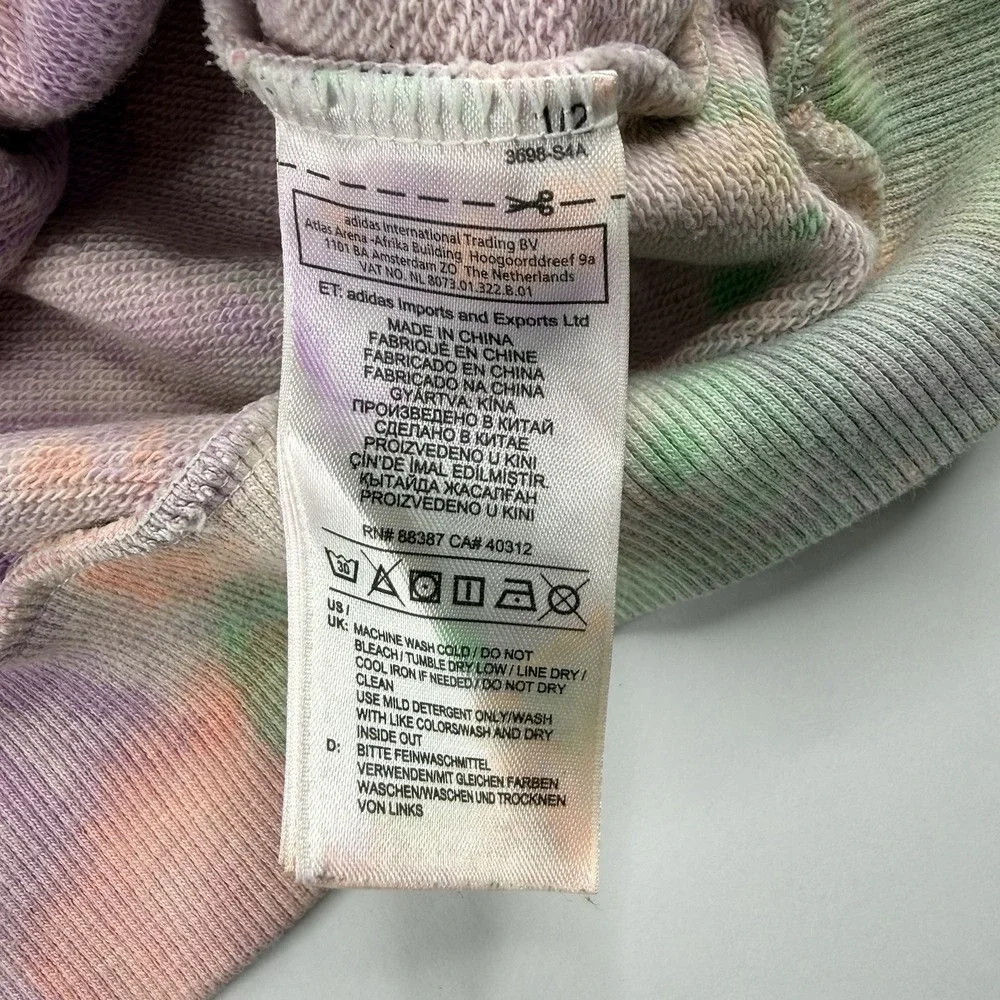 Pharrell Williams x Adidas Hu Holi Crew Neck Sweatshirt Tie Dye Men's Medium